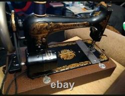 1800's WORKING Vintage Singer Sewing Machine Complete in Original Case