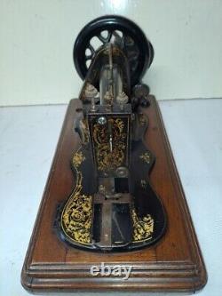 1878 Singer 12 Large Roses decal sewing machine for restoration
