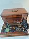1881 Singer 12 K Acanthus Leaves Decal Sewing Machine In Wooden Case