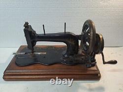 1882 Singer 12 K Floral decal sewing machine for restoration