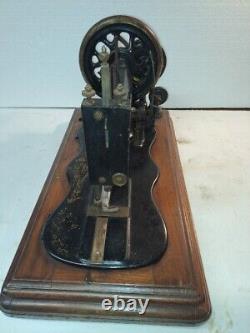 1882 Singer 12 K Floral decal sewing machine for restoration