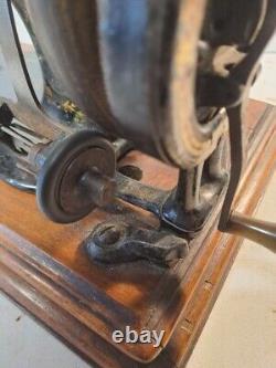 1882 Singer 12 K Floral decal sewing machine for restoration