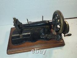 1882 Singer 12 K Floral decal sewing machine for restoration