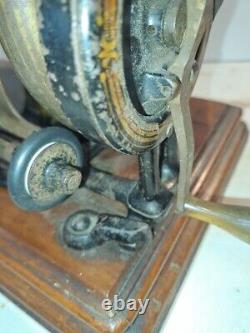 1882 Singer 12 K Floral decal sewing machine for restoration