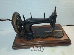 1882 Singer 12 K Floral decal sewing machine for restoration