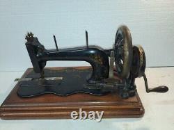 1882 Singer 12 K Floral decal sewing machine for restoration