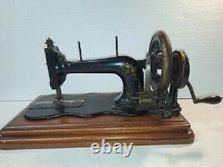 1882 Singer 12 K Floral decal sewing machine for restoration