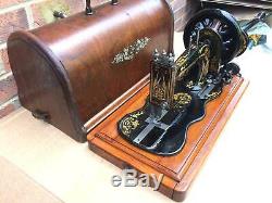 1884 Antique Singer 12k Fiddle base Hand Crank Sewing Machine