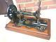 1888 Antique Singer 12k Fiddle Base Hand Crank Sewing Machine