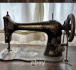 1889 Singer Treadle Sewing Machine Manual and Accessories Original Condition