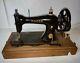 1890 Improved Family Fiddle Shape Model Singer Hand Crank Sewing Machine