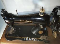 1890 Improved Family Fiddle shape model Singer Hand Crank sewing machine