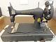 1890 Singer Vs2 27-1 Fiddle Back Sewing Machine Withcase Motorized