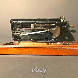 1900 Ottoman Carnation Decorated Antique Singer 48k Sewing Machine Work Complete