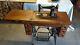 1909 Singer Treadle Sewing Machine. Model 66 With 7 Drawers. Very Ornate