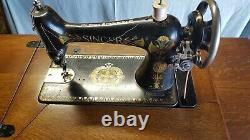 1909 Singer Treadle Sewing Machine. Model 66 With 7 Drawers. Very Ornate