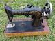 1910 Rf 4-8 Singer Sewing Machine With Pedal & Case Series G Red Eye Stenciled