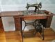 1910 Singer Treadle Sewing Machine With 7 Drawer Cabinet Exc. Condition Extras