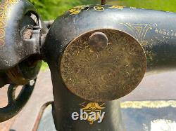 1910s SINGER SEWING MACHINE TREADLE PEDAL HARD TO FIND EGYPTIAN SPHINX DESIGN