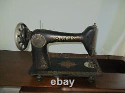 1911 Treadle Singer Sewing Machine + Cabinet, Red Eye #66, Pick-up Connecticut