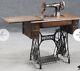 1917 Singer Treadle Sewing Machine Red Eye With Table 4 Drawer Model 66