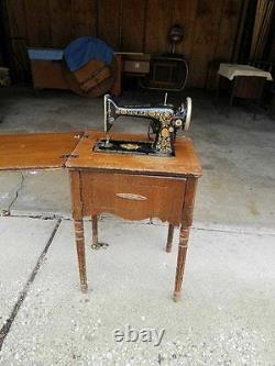 1919 Singer 66 Red Eye Treadle Sewing Machine