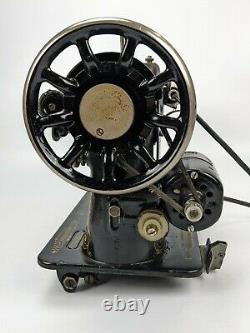 1919 Singer Model 66 Electric Sewing Machine vintage usa red eye motor