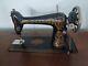 1920 Singer Sewing Machine, Model 66 Red Eye With Treadle Cabinet
