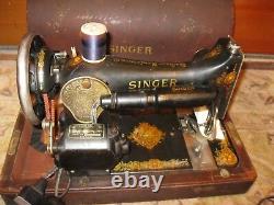 1921 Singer Sewing Machine Brentwood Case with Foot Pedal