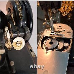 1922 Singer Sewing Machine 99K Knee Control Serial Y719220 WithBentwood Case/Keys