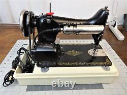 1923 Singer 99K Sewing Machine Heavy Duty All Steel 3/4 Size withCase SERVICED