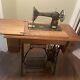 1925 Singer Sewing Machine In 5 Drawer Cabinet Aa720484