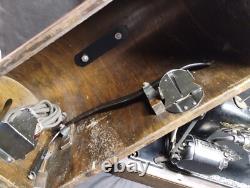 1926 SINGER Portable Sewing Machine in Bentwood Case withKnee ControlWorks Good