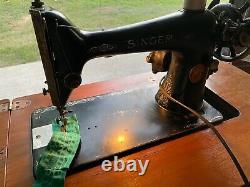 1928 Singer Sewing Machine with Table