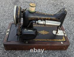 1929 Singer Sewing Machine with Dome Case and Accessories AS IS, Parts