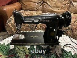 1950 Singer 201-2 Sewing Machine withInstructions, Many Accessories, VGC