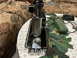 1950 Singer 201-2 Sewing Machine withInstructions, Many Accessories, VGC