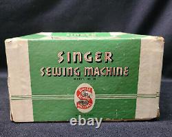 1951 Singer 20-10 Centennial Child's Sewing Machine with Accessories, Original Box