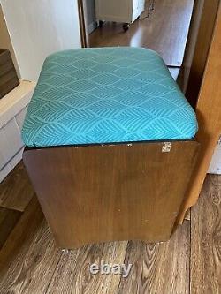 1952 Singer 301 Sewing Machine #65 Cabinet Stool Excellent Running And Cosmetic