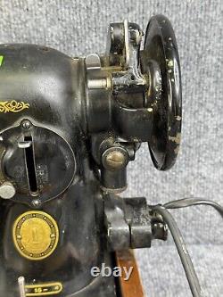 1952 Singer Model 15-91 Portable Sewing Machine with Pedal Fully Functional