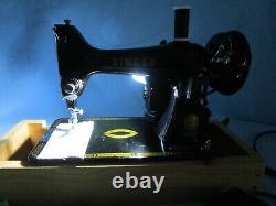 1955 SINGER 99 Sewing Machine Heavy Duty -Excellent Condition-Fully Servcd