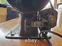 1956 Vintage Singer Electric 99K Sewing Machine with Case EL439185 Made in USA