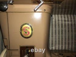 1959 Singer Type 401a sewing machine TIME WARP CONDITION! With carry case, pedal