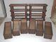 6 Vintage Antique Singer Treadle Sewing Machine Drawers With Frame / Cabinet