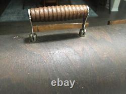 ANTIQUE 1925'SINGER' ELECTRIC SEWING MACHINE WithBENTWOOD CASE # AA280588 EXC