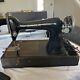 Antique March 1910 Singer Sewing Machine Series G2546309 Withlight, Foot Pedal, Box