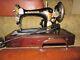Antique Vintage 1929 Singer Sew Sewing Machine Withcase In Working Condition
