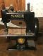 Antique Vintage Mini Singer Sewing Machine Toy Child Size Nearly Mint Condition