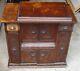 Antique Vintage Singer 127 Treadle Sewing Machine In Ornate Drawing Room Cabinet