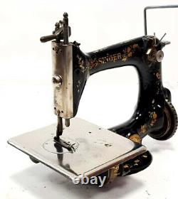 Antigua maquina de coser SINGER 24-7 Antique rare sewing machine 1910